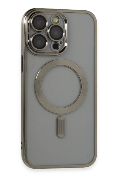 Newface iPhone 14 Pro Kılıf Kross Magneticsafe Kapak - Titan Gri resmi