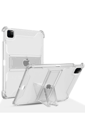 Newface iPad Mini 6 Kılıf Anti Şeffaf Standlı Tablet Silikon - Şeffaf resmi