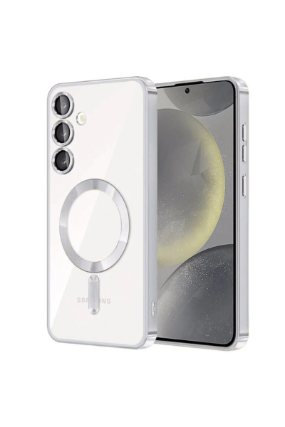 Newface Samsung Galaxy S24 Kılıf Kross Magneticsafe Kapak - Titan Gri resmi