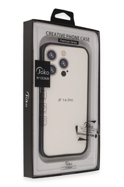Joko iPhone 14 Pro Land Bumper Koruma Kapak - Derin Mor resmi