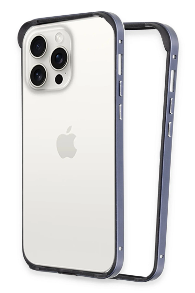 Joko iPhone 15 Pro Land Bumper Koruma Kapak - Lacivert resmi