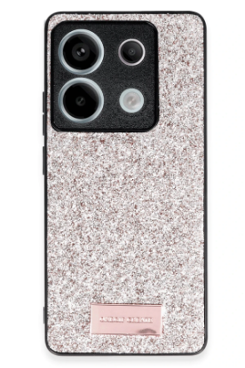 Onegif Xiaomi Redmi Note 13 Pro 5G Bright Simli Kapak - Gold resmi