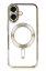 Newface iPhone 16 Plus Kılıf Kross Magneticsafe Kapak - Gold resmi