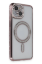 Newface iPhone 14 Kılıf Joke Simli Magneticsafe Kılıf - Pembe resmi