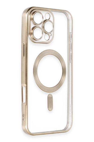 Newface iPhone 16 Pro Max Kılıf Kross Magneticsafe Kapak - Kahverengi resmi