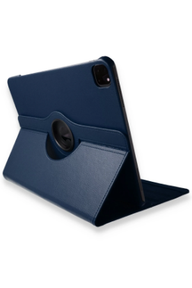 Newface iPad Pro 11 (2020) Kılıf 360 Tablet Deri Kılıf - Lacivert resmi
