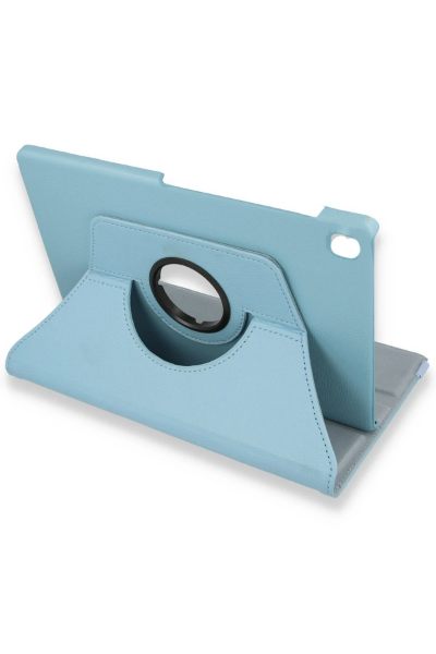Newface Lenovo M10 FHD Plus X606F Kılıf 360 Tablet Deri Kılıf - Turkuaz resmi