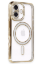 Newface iPhone 16 Kılıf Joke Simli Magneticsafe Kılıf - Gold resmi