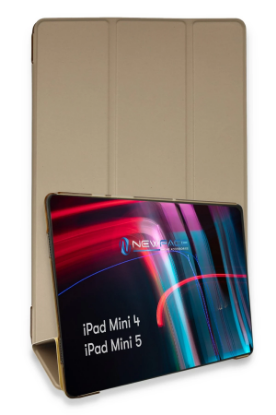 Newface iPad Mini 5 Kılıf Tablet Smart Kılıf - Gold resmi