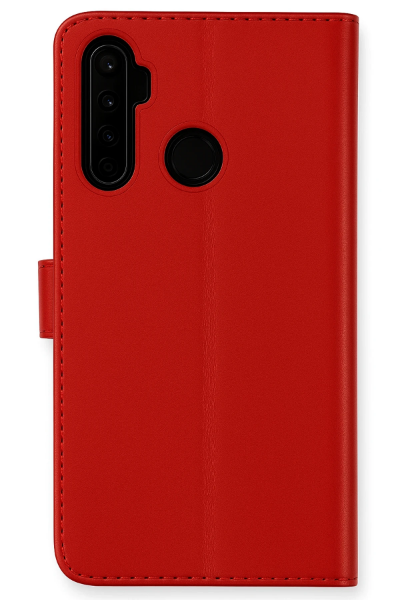 Newface Realme 6i Kılıf Trend S Plus Kapaklı Kılıf - Kırmızı resmi