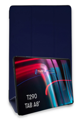 Newface Samsung Galaxy T290 Tab A 8 Kılıf Tablet Smart Kılıf - Lacivert resmi