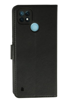 Newface Realme C21 Kılıf Trend S Plus Kapaklı Kılıf - Siyah resmi