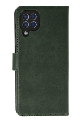 Newface Samsung Galaxy A22 Kılıf Trend S Plus Kapaklı Kılıf - Yeşil resmi