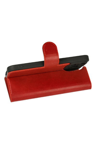 Newface iPhone 13 Pro Max Kılıf Trend S Plus Kapaklı Kılıf - Kırmızı resmi