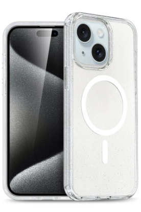 Newface iPhone 14 Kılıf Glow Magsafe Kapak - Şeffaf resmi