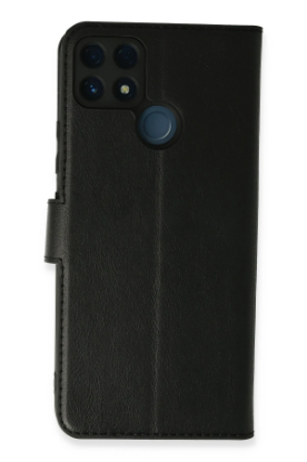 Newface Realme C25 Kılıf Trend S Plus Kapaklı Kılıf - Siyah resmi