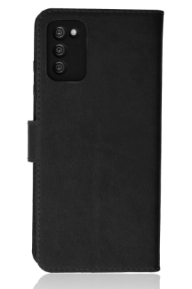 Newface Samsung Galaxy A03S Kılıf Trend S Plus Kapaklı Kılıf - Siyah resmi