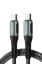 Konfulon DC43 Type-C to Type-C 1M Örgü 60W Hızlı Şarj Kablo - Siyah resmi