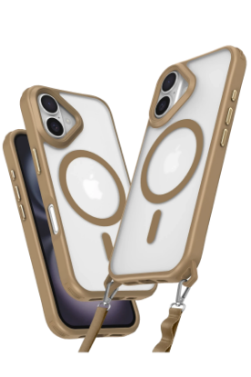 Newface iPhone 16 Kılıf Enka Magsafe Silikon Kılıf - Desert resmi