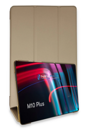 Newface Lenovo M10 FHD Plus X606F Kılıf Tablet Smart Kılıf - Gold resmi
