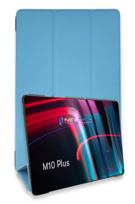 Newface Lenovo M10 FHD Plus X606F Kılıf Tablet Smart Kılıf - Mavi resmi