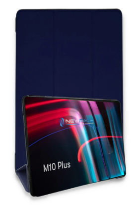 Newface Lenovo M10 FHD Plus X606F Kılıf Tablet Smart Kılıf - Lacivert resmi