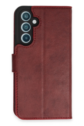 Newface Samsung Galaxy A54 5G Kılıf Trend S Plus Kapaklı Kılıf - Kırmızı resmi