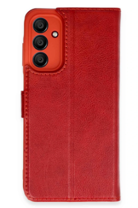 Newface Samsung Galaxy A15 4G Kılıf Trend S Plus Kapaklı Kılıf - Kırmızı resmi