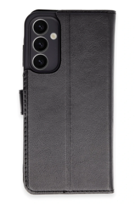 Newface Samsung Galaxy A25 5G Kılıf Trend S Plus Kapaklı Kılıf - Siyah resmi