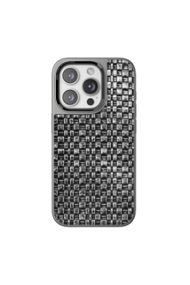 Venco iPhone 15 Pro Brand Kapak - Gümüş resmi