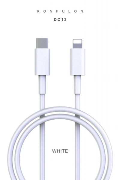 Konfulon DC13 1M 20W Type-C to Lightning Kablo iphone Uyumlu resmi