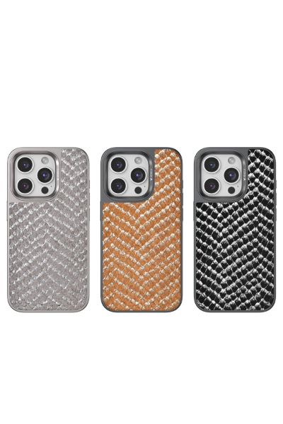Venco iPhone 15 Pro Viper Kapak - Kahverengi resmi