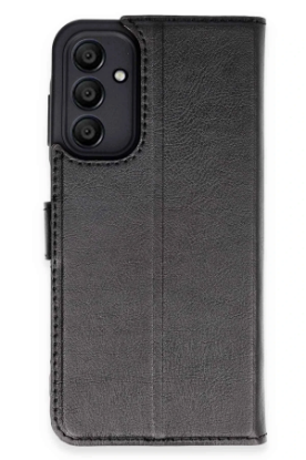 Newface Samsung Galaxy A35 5G Kılıf Trend S Plus Kapaklı Kılıf - Siyah resmi