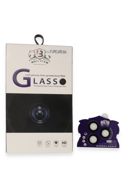 Newface iPhone 14 Pro Max Bilvis Titan Kamera Lens - Siyah resmi