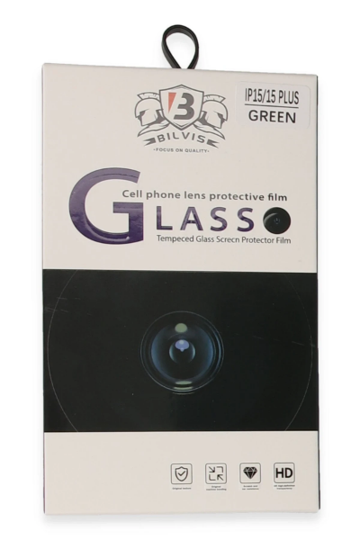 Newface iPhone 15 Bilvis Titan Kamera Lens - Yeşil resmi