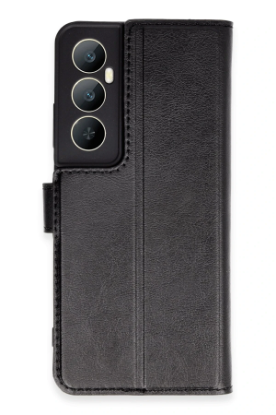 Newface Realme C65 Kılıf Trend S Plus Kapaklı Kılıf - Siyah resmi