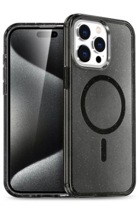 Newface iPhone 16 Pro Max Kılıf Glow Magsafe Kapak - Siyah resmi