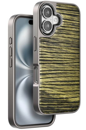 Venco iPhone 16 Wave Kapak - Koyu Kahve resmi