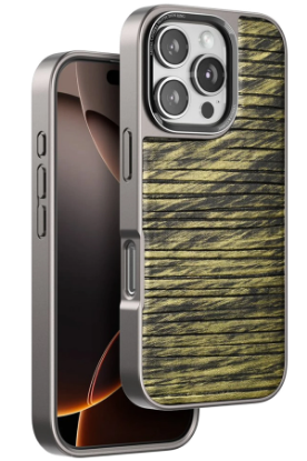 Venco iPhone 16 Pro Max Wave Kapak - Koyu Kahve resmi