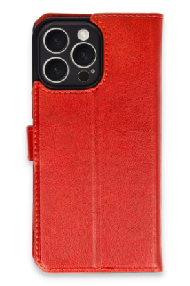 Newface iPhone 16 Pro Max Kılıf Trend S Plus Kapaklı Kılıf - Kırmızı resmi