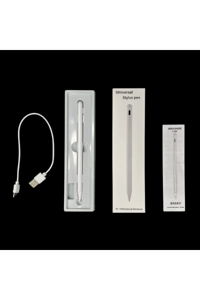 Newface K2260 IOS ve Android Uyumlu Universal Dokunmatik Stylus Kalem - Beyaz resmi