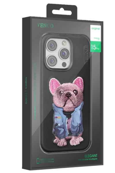 Venco iPhone 16 Pro Max Cute Desenli Kapak - Lacivert resmi