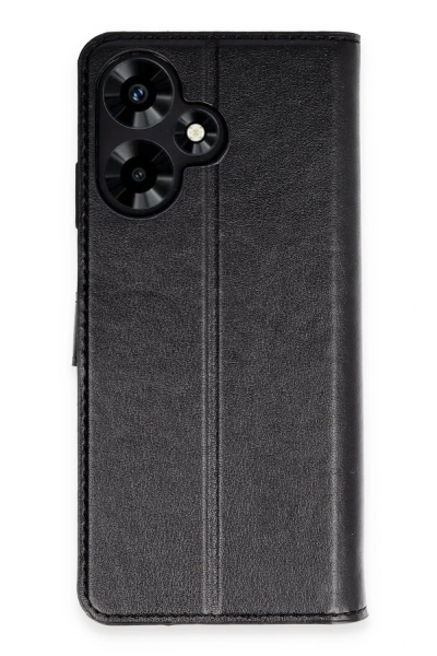 Newface İnfinix Hot 30 4G Kılıf Trend S Plus Kapaklı Kılıf - Siyah resmi