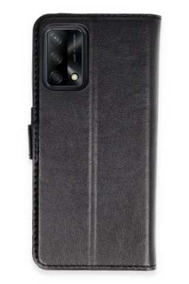 Newface Oppo A74 4G Kılıf Trend S Plus Kapaklı Kılıf - Siyah resmi