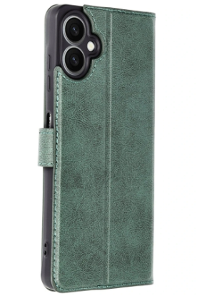 Newface Samsung Galaxy A06 Kılıf Trend S Plus Kapaklı Kılıf - Yeşil resmi