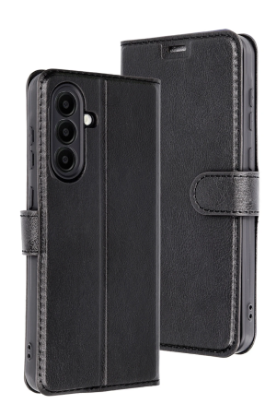 Newface Samsung Galaxy A56 Kılıf Trend S Plus Kapaklı Kılıf - Siyah resmi