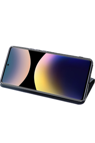 Newface Xiaomi Redmi Note 14 Pro 4G Kılıf Trend S Plus Kapaklı Kılıf - Siyah resmi