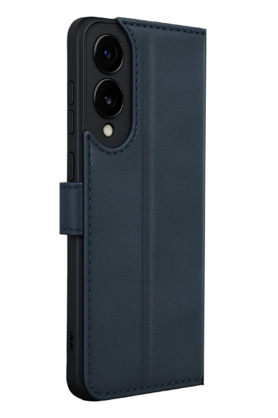 Newface Samsung Galaxy S25 Edge Trend S Plus Kapaklı Kılıf - Lacivert resmi