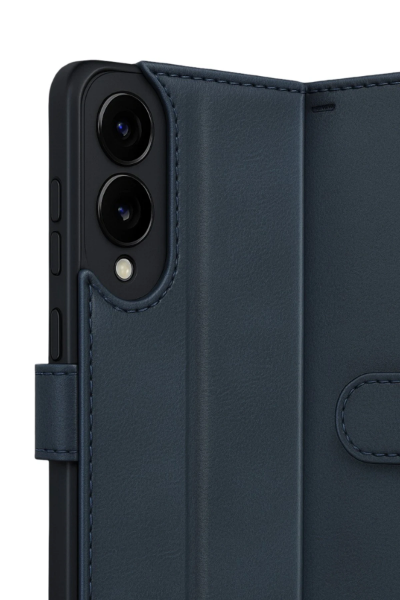 Newface Samsung Galaxy S25 Edge Trend S Plus Kapaklı Kılıf - Lacivert resmi