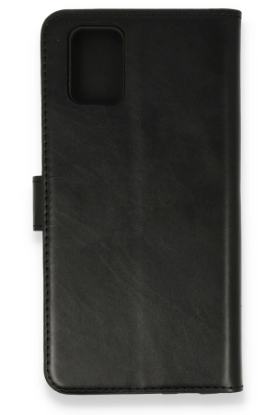 Newface Samsung Galaxy A71 Trend S Plus Kapaklı Kılıf - Siyah resmi